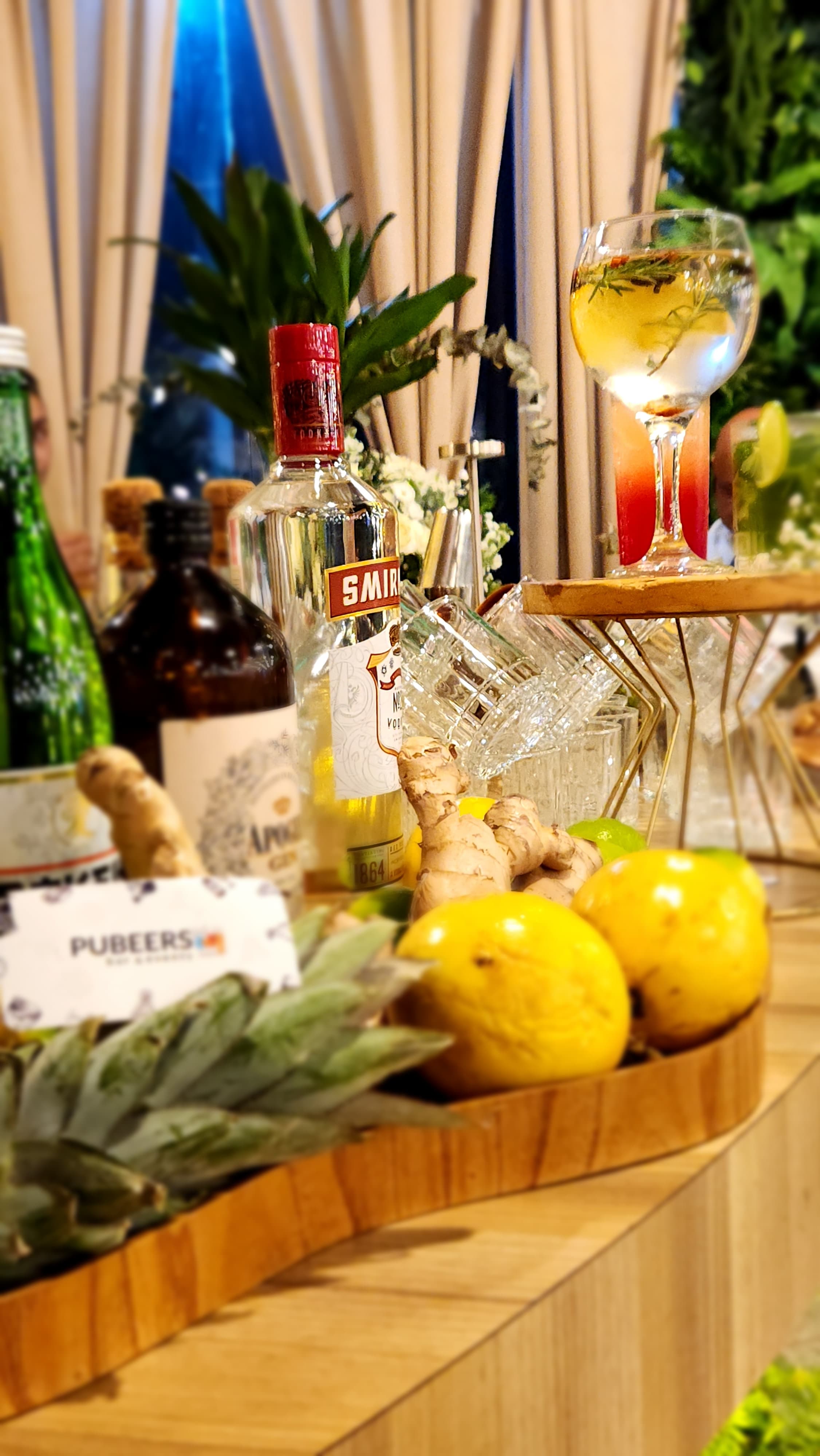 bar montado · elegância